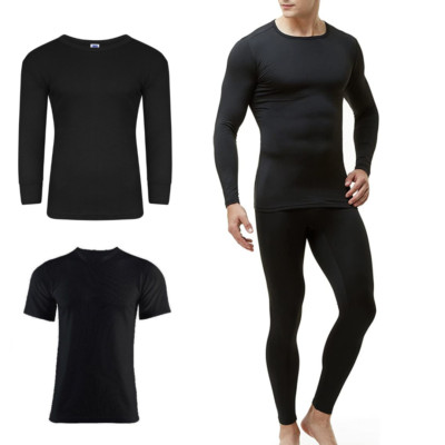 HERREN THERMO LEGGING LONG JOHNS BASE LAYER HOSE WARM UNTERWÄSCHE PANT BOTTOM TOP