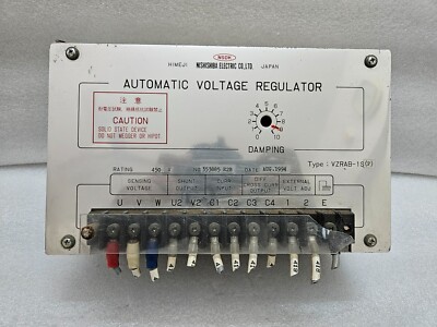 Nishishiba Electric VZRAB-1S(P) Automatic Voltage Regulator VZRAB-1S