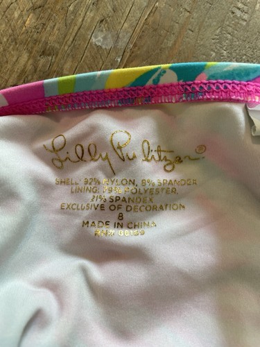 Lilly Pulitzer Girls Blossom Bikini Bottom Multicolor Shady Lady Swim Beach 8 - Picture 7 of 9