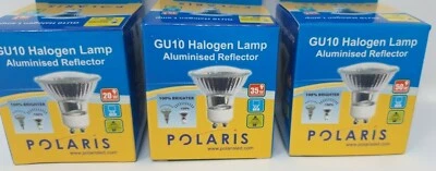 20w 35w 50w GU10 Halogen Spot Light Bulb 240v Dimmable 2 4 or 10 Bulbs Value!!