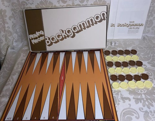 Vintage Backgammon Game - 1973 Whitman #4832 - Complete - Picture 7 of 7