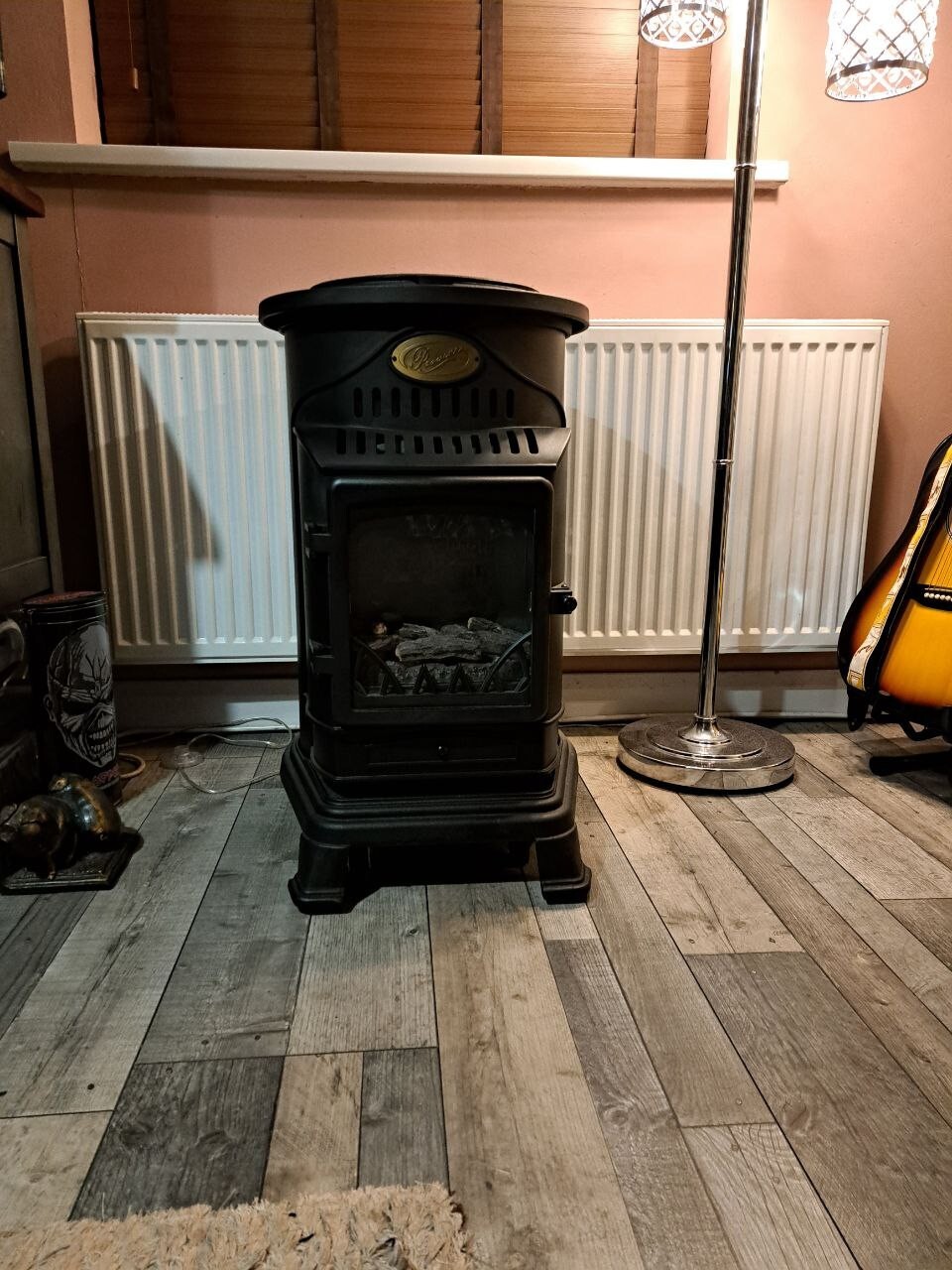 Calor Gas 3kW Black Cast Iron Provence Stove Portable Gas Heater eBay
