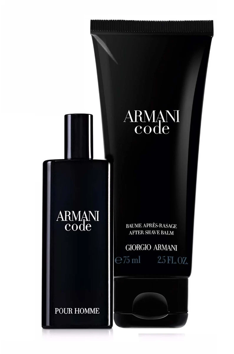 Armani Code Pour Homme Eau De Toilette Spray and After Shave Balm Travel Set eBay