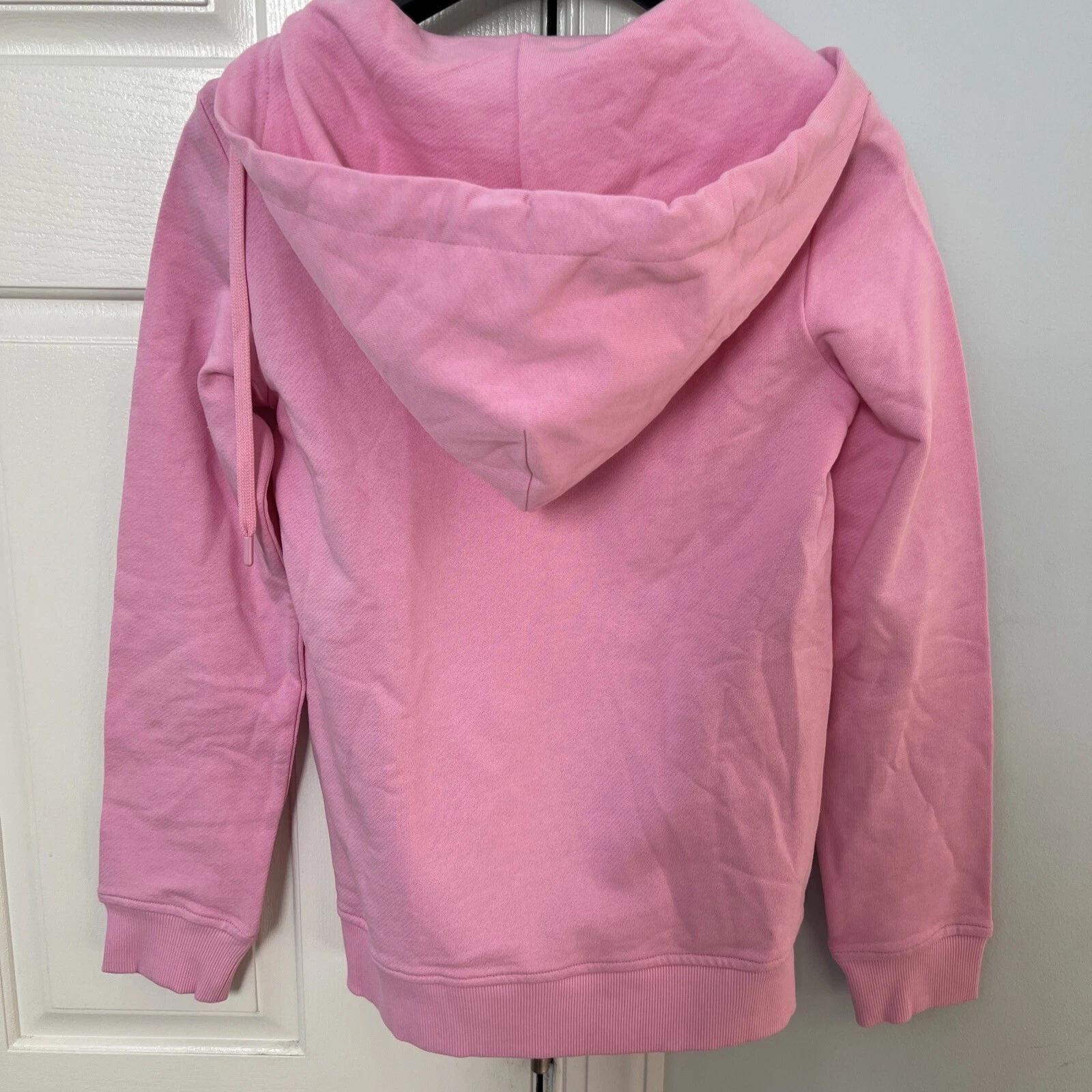 FELPA CON CAPPUCCIO DONNA MOSCHINO LOVE MOSCHINO ROSA taglia 2 (38) nuova con etichette