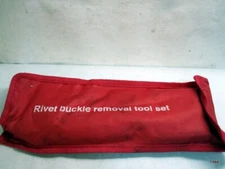 Rivet Buckle Removal Pliers Fastener Remover 3 Piece Set With Red Carrying Case