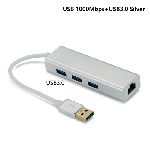 Ethernet Adapter 1000Mbps USB Type C To RJ45 Network Card For MacBook Switch $y - Photo 21/44