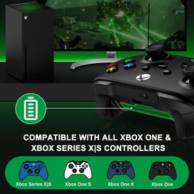 4*3600 mWh Battery Pack for Xbox Series X|S/Xbox One X|S with Xbox One Charger