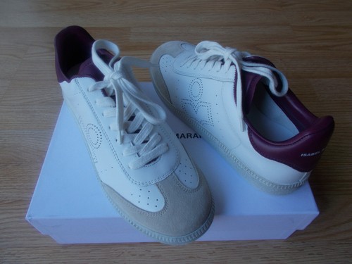 isabel marant bryce leather sneakers