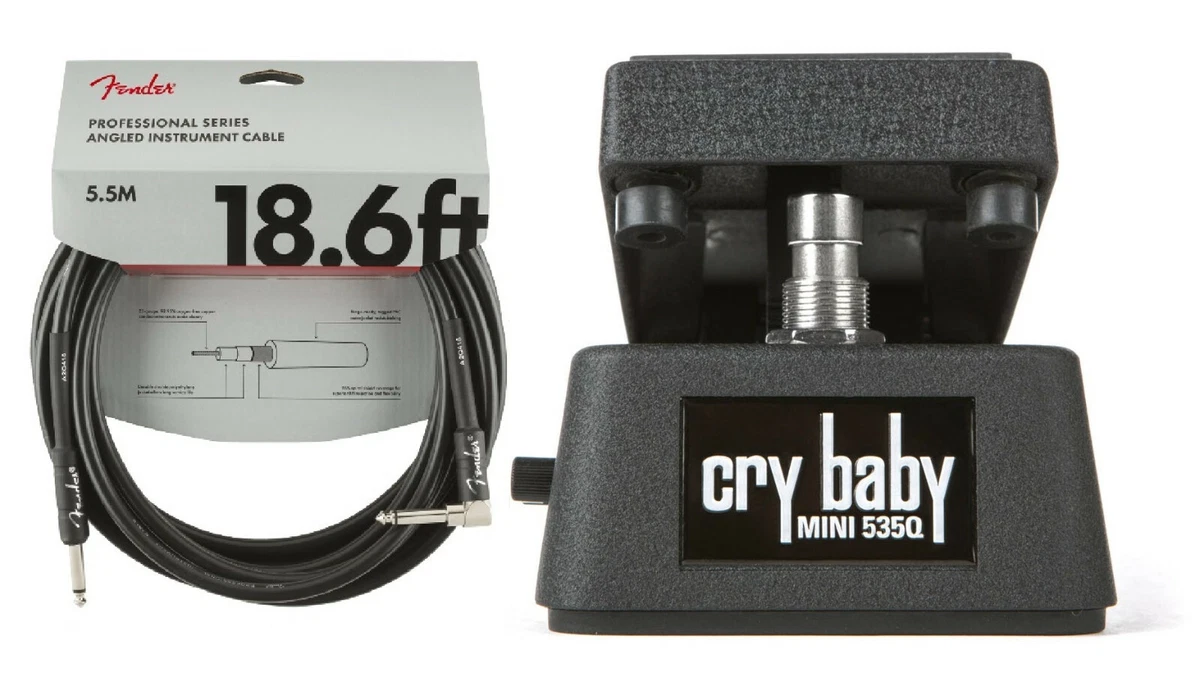 Jim Dunlop Cry Baby Mini 535Q Wah Guitar Pedal CBM535Q Half Size