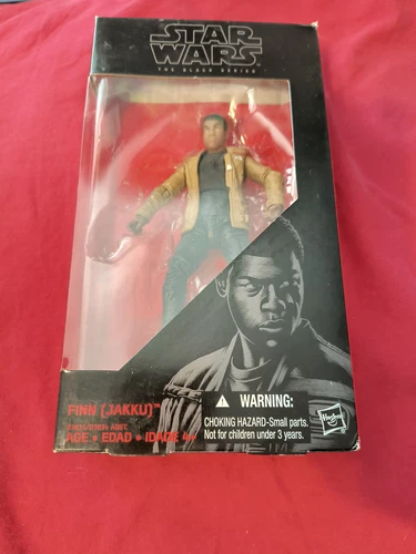 Star Wars Black Series 01 Finn (Jakku) action figure, 2015 Hasbro, missing part