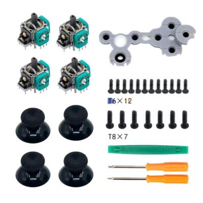 3D Analog Joystick Replacement Set 16in1 Repair Tool Kit for Xbox One Controller
