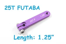 1PC 1.25" Heavy Duty Aluminum 25T Futaba/Savox Servo Arm Horn RC US SELLER/SHIP