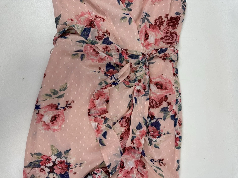 Eliza J Sun Dress Floral Gathered Women's Size 2 - Image 3 of 4