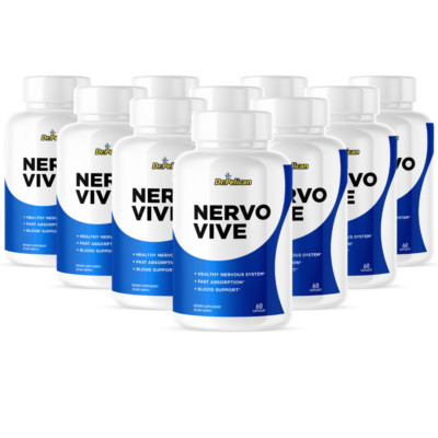Nervo Vive- Brain Support- 10 Bottles- 600 Capsules