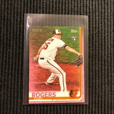 2019 TOPPS MINI #567 JOSH ROGERS *PINK BORDER #20/25*  ORIOLES