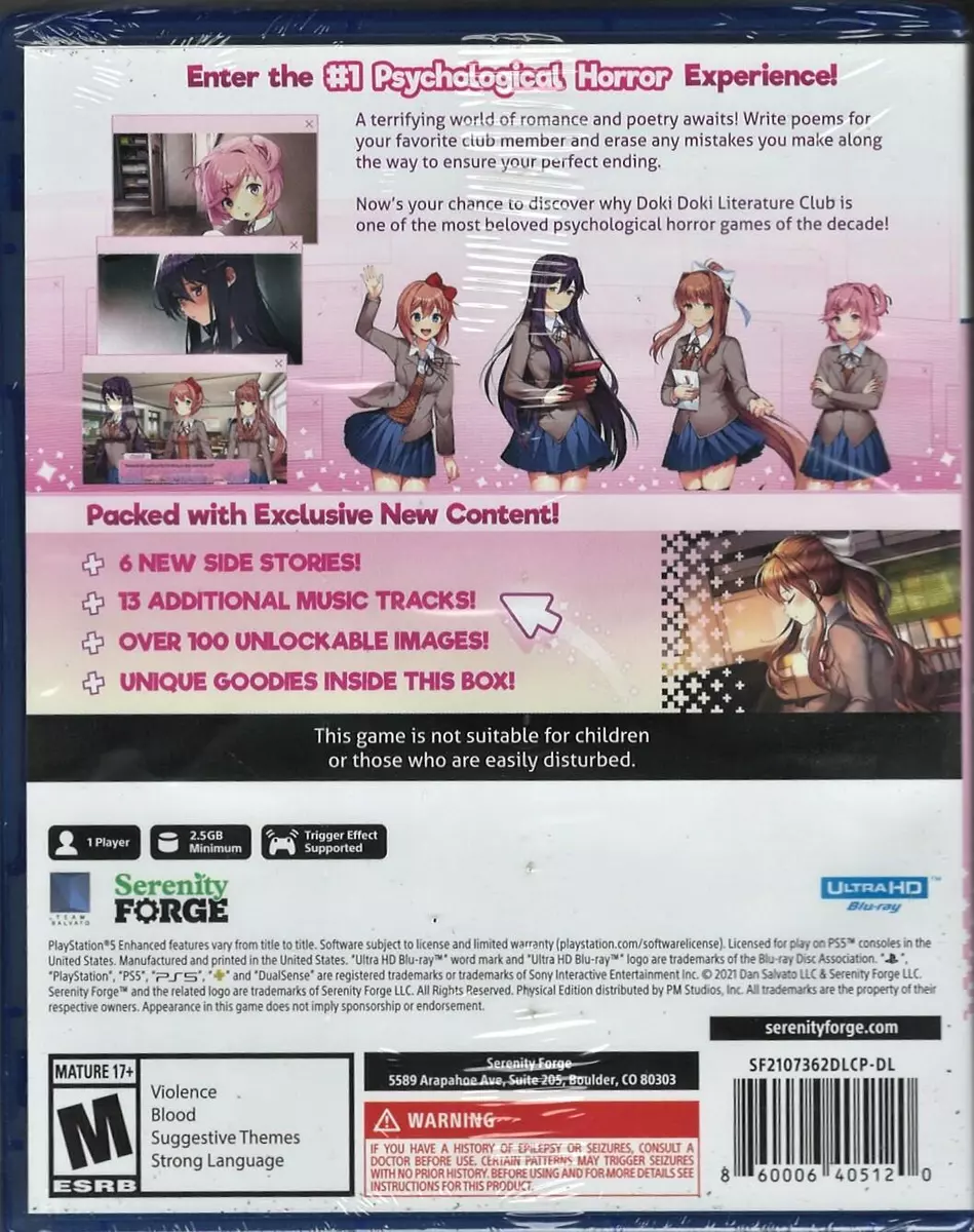 Doki Doki Literature Club Plus Premium Physical Edition