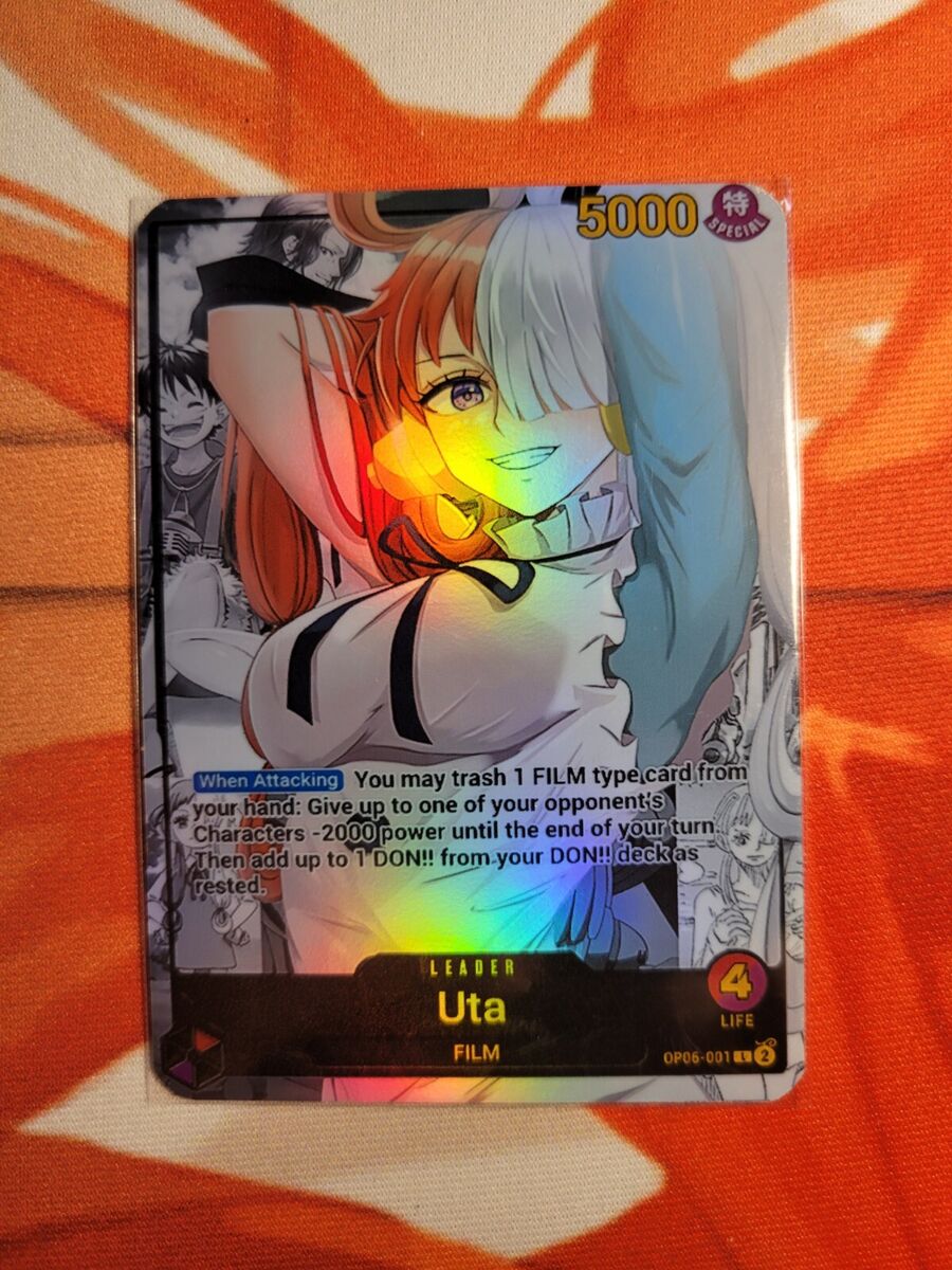One Piece TCG Custom Leader - Uta (OP06-001) | eBay One Piece TCG Custom Leader - Uta (OP06-001) | eBay