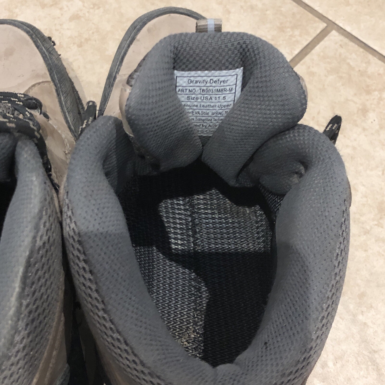 Gravity Defyer Gdefy Sierra Hiking Work Boots TB9031MBRM Mens Sz 11.5