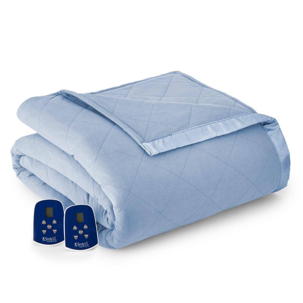 90" x 108" King/Cal King Electric Heated Blanket Comforter with Dual Controllers