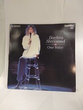 Barbra Streisand One Voice Concert Laserdisc 1986 LD Classic Music