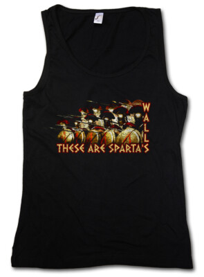 THESE ARE SPARTA'S WALLS TANK TOP Phalanx Hopliten Hoplite Sparta Spartans