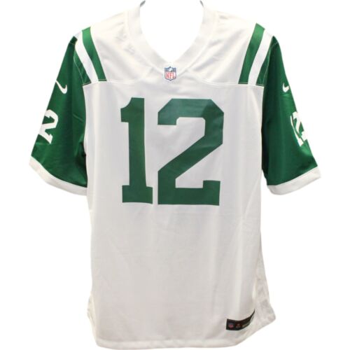Joe Namath Autographed New York Jets White Nike Classic XL Jersey Beckett 48617 - Picture 3 of 5