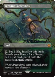 Verdant Catacombs (0113) - Borderless - Special Guest - Tarkir: Dragonstorm