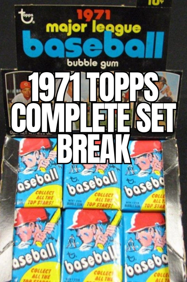 1971 Topps Baseball Set Break