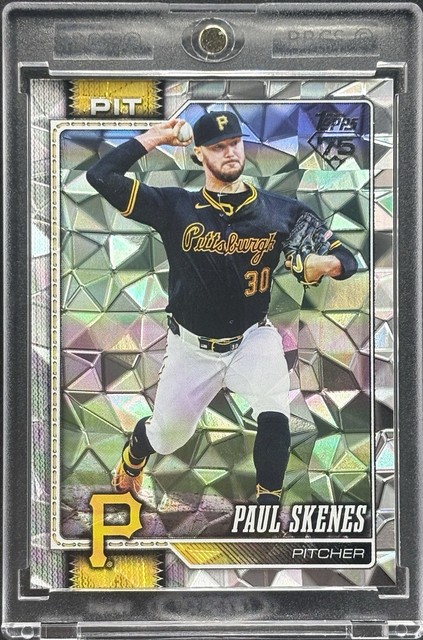 Paul Skenes Cracked Ice Topps Pirates Roy Mint