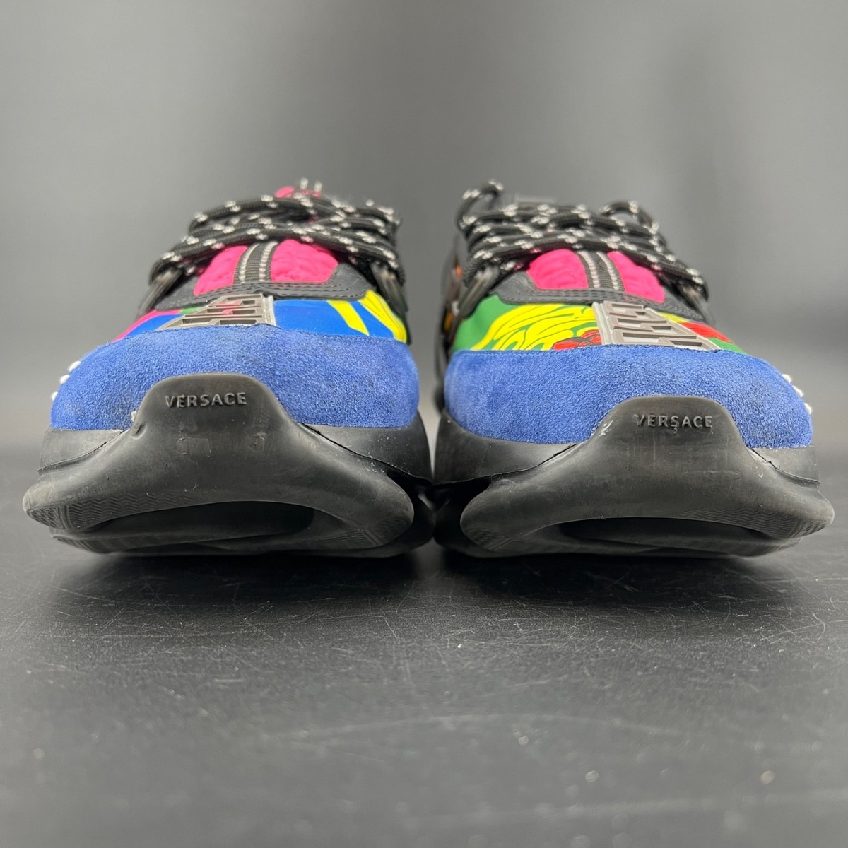 Versace Chain Reaction Multicolor Shoe Size 44 EU 11 US Designer