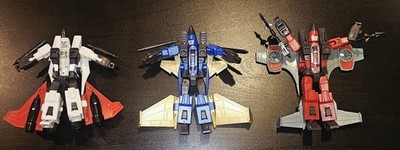 Transformers Thrust Dirge Ramjet 3x Action Figures Flight Team Trans Sphere 2020