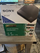 NEW Sony BDP-S3500 Blu-ray Disc / DVD Player Ultimate Streaming Entertainment