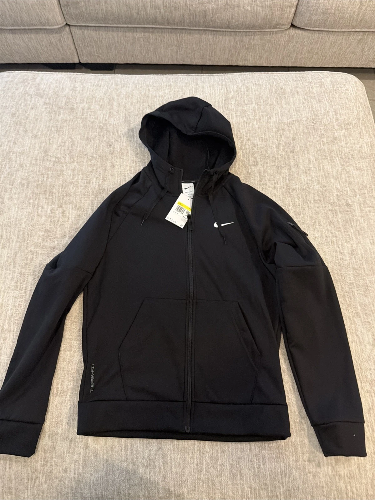 Nike Men's Therma-FIT Fitness Full Zip Black Mens S DQ4830-010