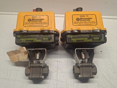 (1) Worcester Controls Series 75 Electrical Valve Actuator w/  1'' Valve