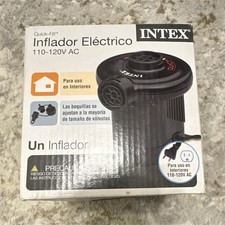 Intex AP619-III Gonfleur et déflateur électrique 110-120V AC, 3 buses, Noir