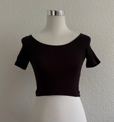 DIVIDED H&M kurzes T-Shirt  Gr. XS schwarz