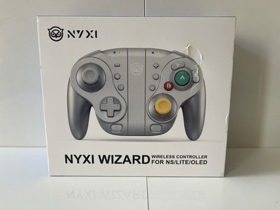 NYXI Wizard Wireless Controller Gray for Switch/Lite/OLED Hall Effect Mapping