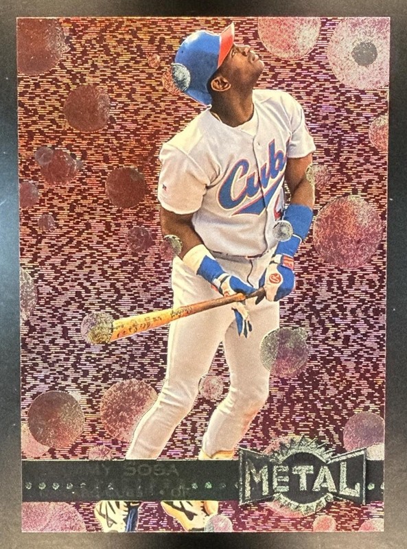 1996 Fleer Baseball Metal Universe Sammy Sosa #146 Chicago Cubs
