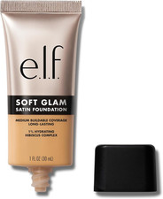 E.L.F. Soft Glam Foundation, Medium Coverage, Long-Lasting & Buildable Foundatio