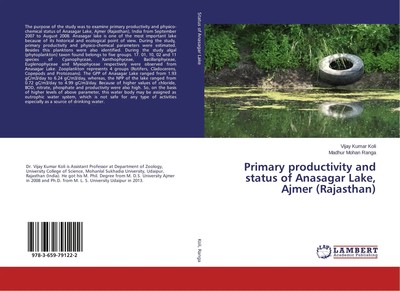 Vijay Kumar Koli (u. a.) | Primary productivity and status of Anasagar Lake,...