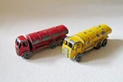 Matchbox Lesney Moko 11A ERF Petrol Tanker X2 - Yellow & Red