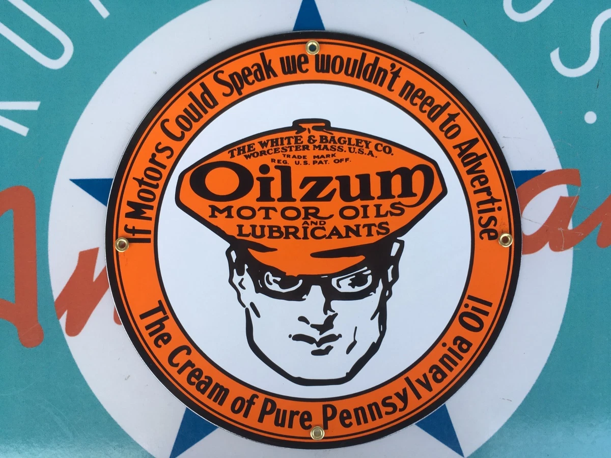 Oilzum In Collectible Gas & Oil Advertising Signs for sale | eBay