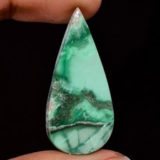 100% Natural Variscite Pear Cabochon Loose Gemstone 23.70 Cts 17x37x5 mm TP117
