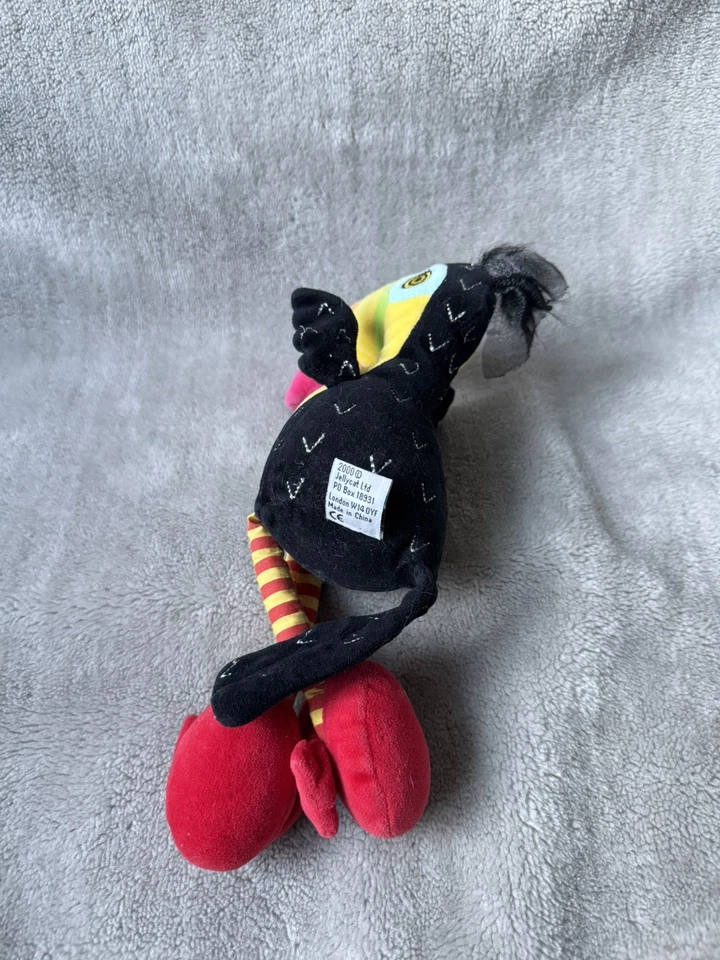 Retired Jellycat Boozy Bird Black Toucan Rainbow Beak Soft Plush Toy Vintage 12" - Image 4 of 4