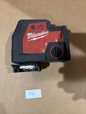 Broken Milwaukee 3521-20 USB Rechargeable Green Cross Line Laser OEM 578