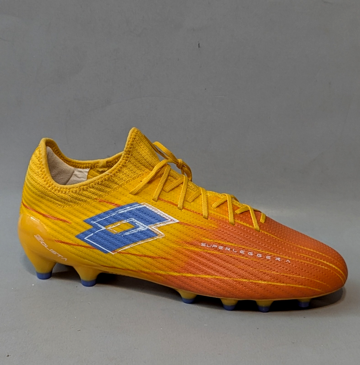Lotto Solista 200 IX FG Soccer Cleats Mens 9 Ray Yellow Orange