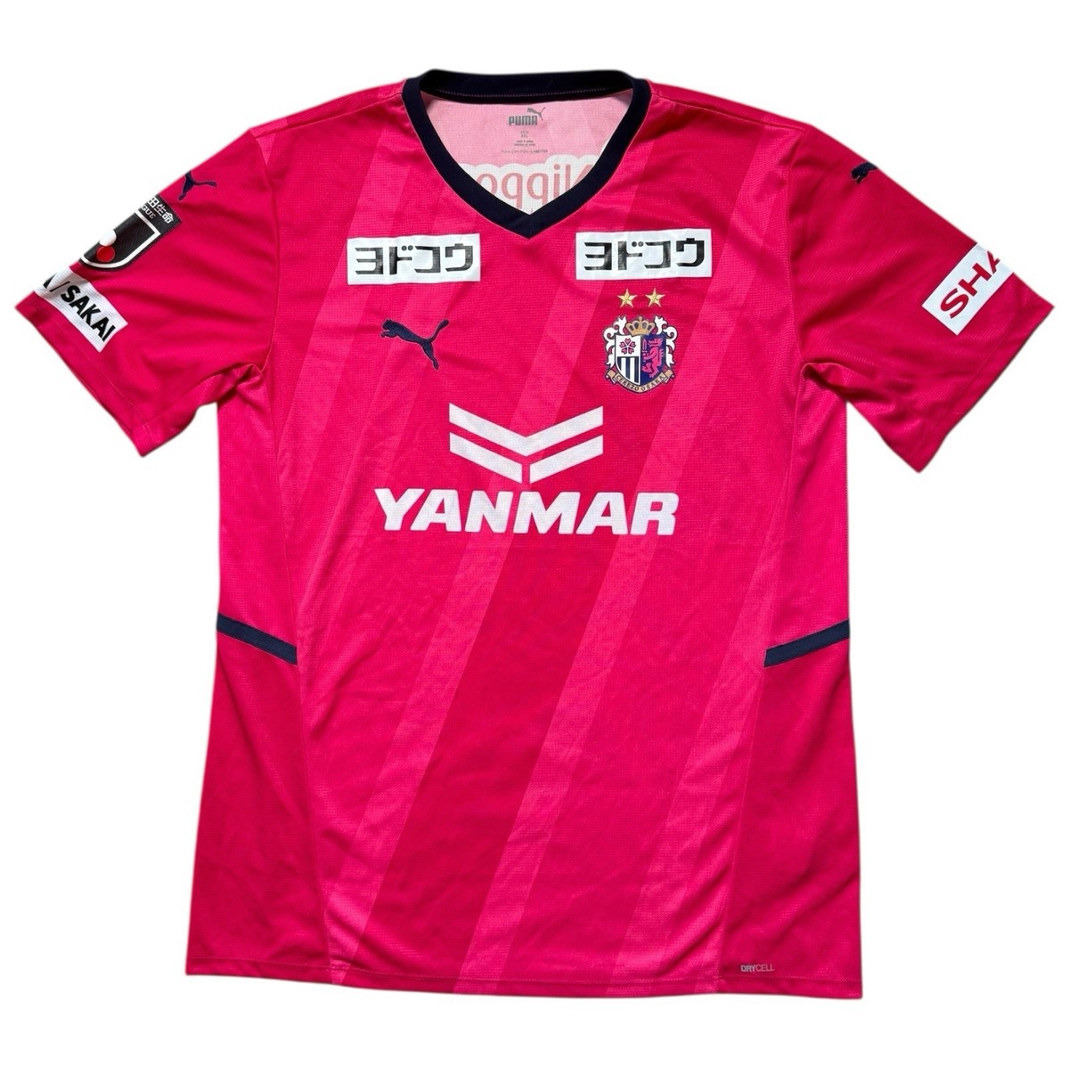 Cerezo Osaka Home Shirt 2022 PUMA Pink Japan Soccer Jersey Men's