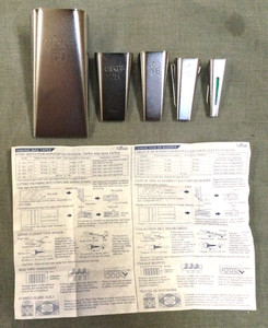 Clover Bias Tape Maker - 5 Piece Lot - 1/4" - 1/2" - 3/4" - 1" - 2"