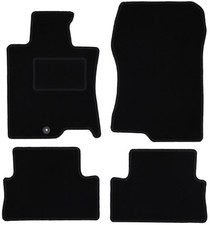 Fußmatten Automatten Velours Schwarz für Honda Accord VIII 2008-2015 4-tlg