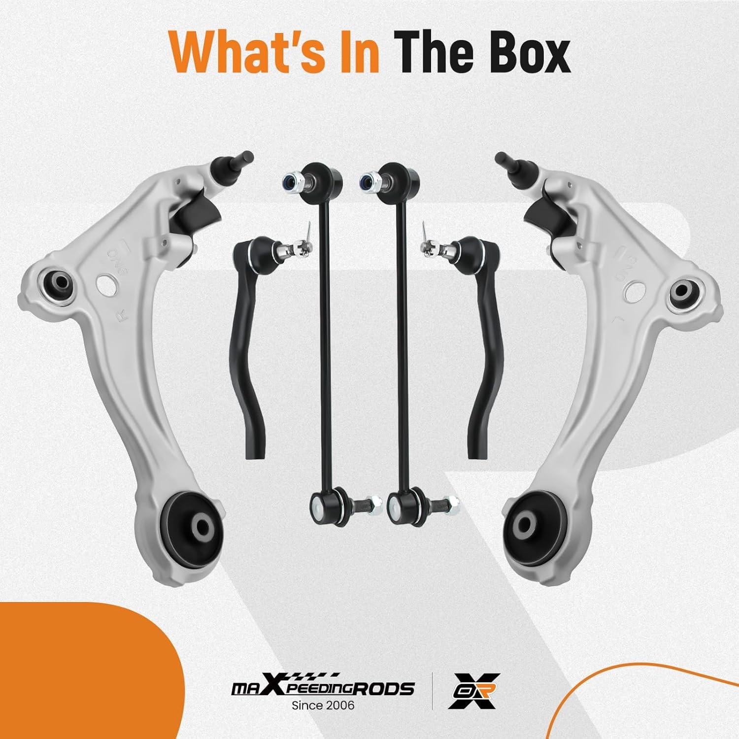 maXpeedingrods 6Pcs Front Suspension Kit for Nissan Maxima 2009-2014, 2 Front